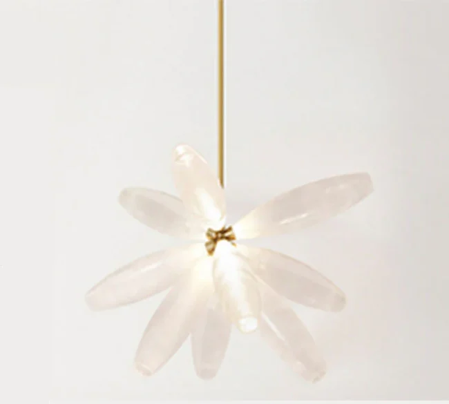 Minimalist Rice Grain Shaped Bulb Chandelier for Dining Room - Image 6