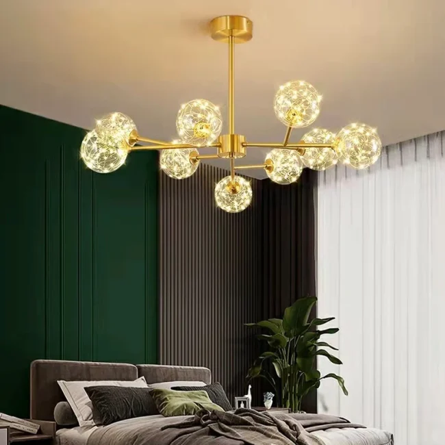 Modern Starlight Chandelier for Living Room Magic Beans Ceiling Light Molecular Dining Room Lamp - Image 3