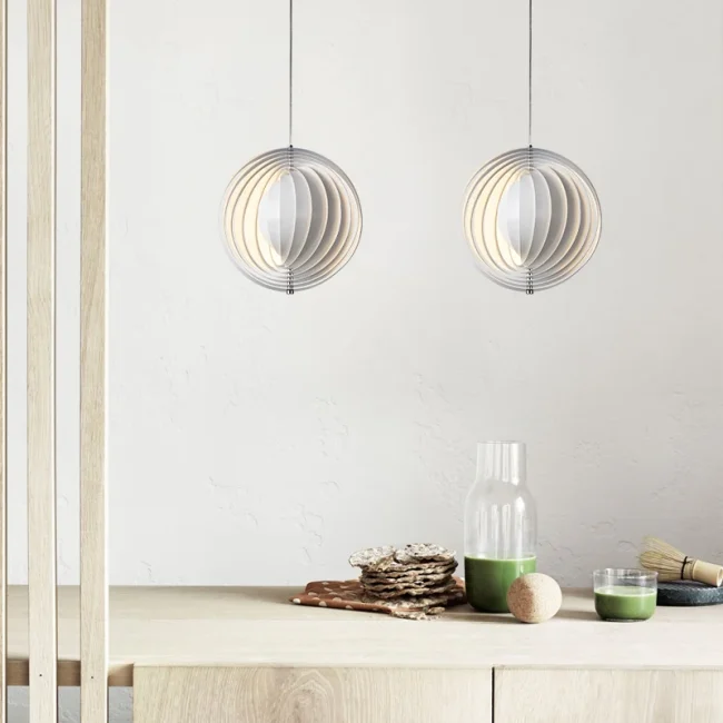 Designer Style Nordic Art Light Moon Chandelier for Kitchen Island/Dining Room/Bedside - Image 3