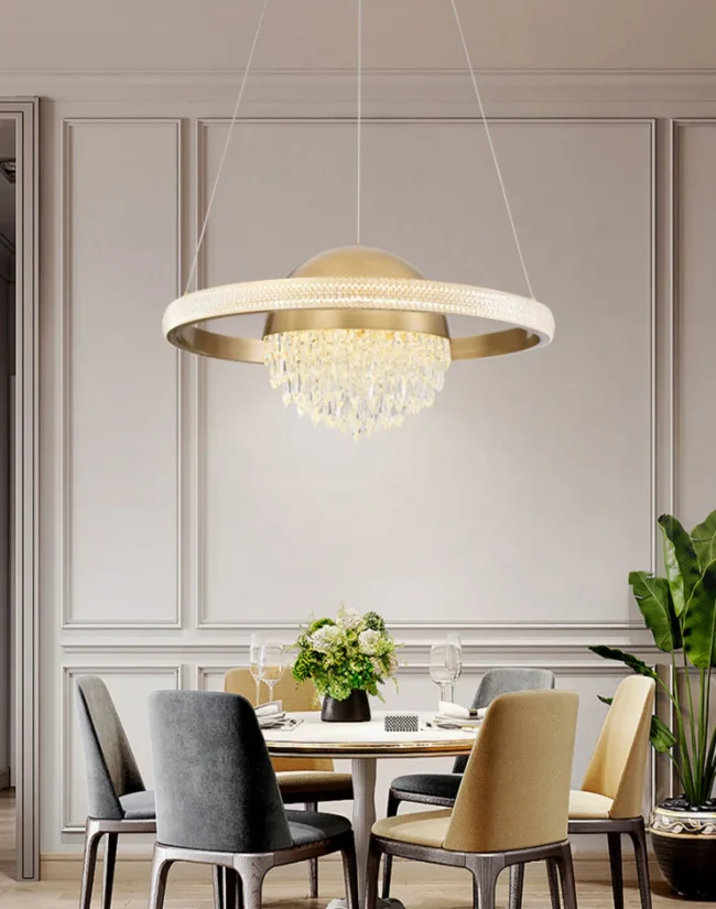 Light Luxury Planetary Chandelier for Dining Room - Image 2