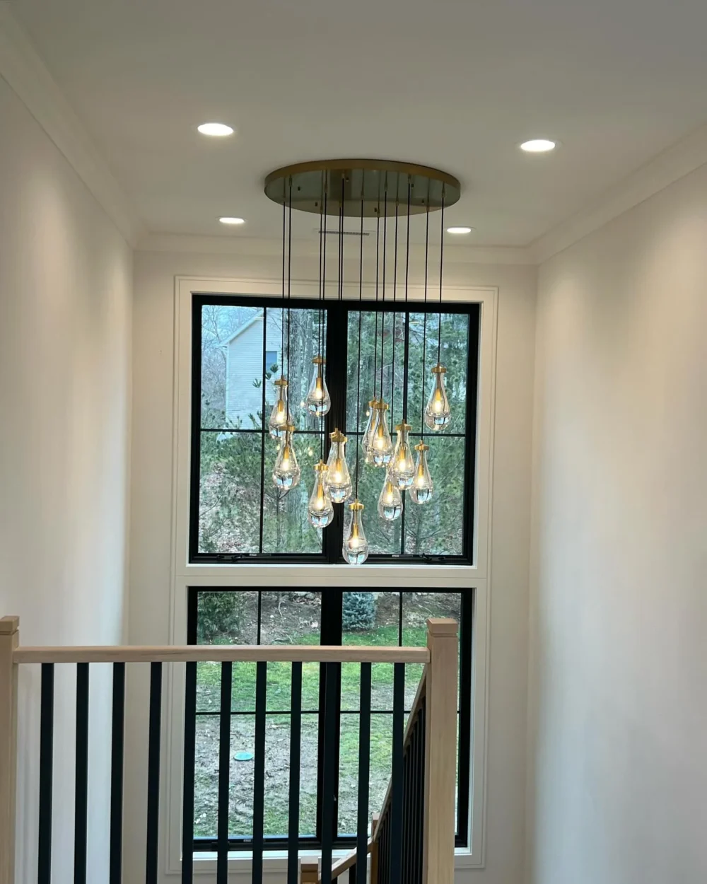 Modern Floating Raindrop Chandelier for Living Room - Image 6