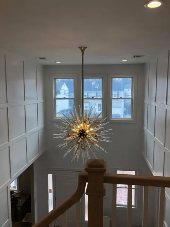 Modern Sputnik Sphere Crystal Chandelier for Low-ceiling - Image 2