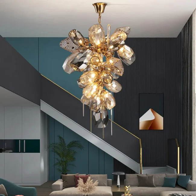 Modern Wine Glass Shape Chandelier Italian Light Luxury Light Fixture for Dining Room/Living Room - Image 10