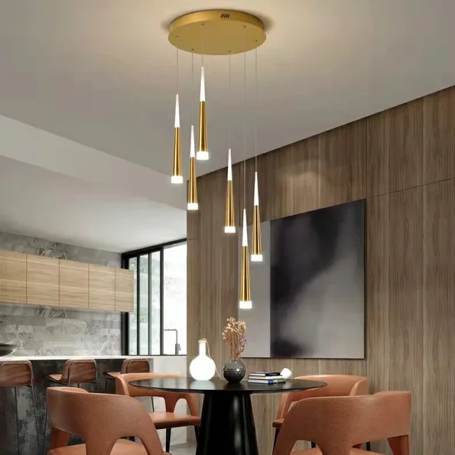 Spiral Staircase Chandelier Modern Style Ceiling Lamp Living Room Lighting Fixture - Image 5