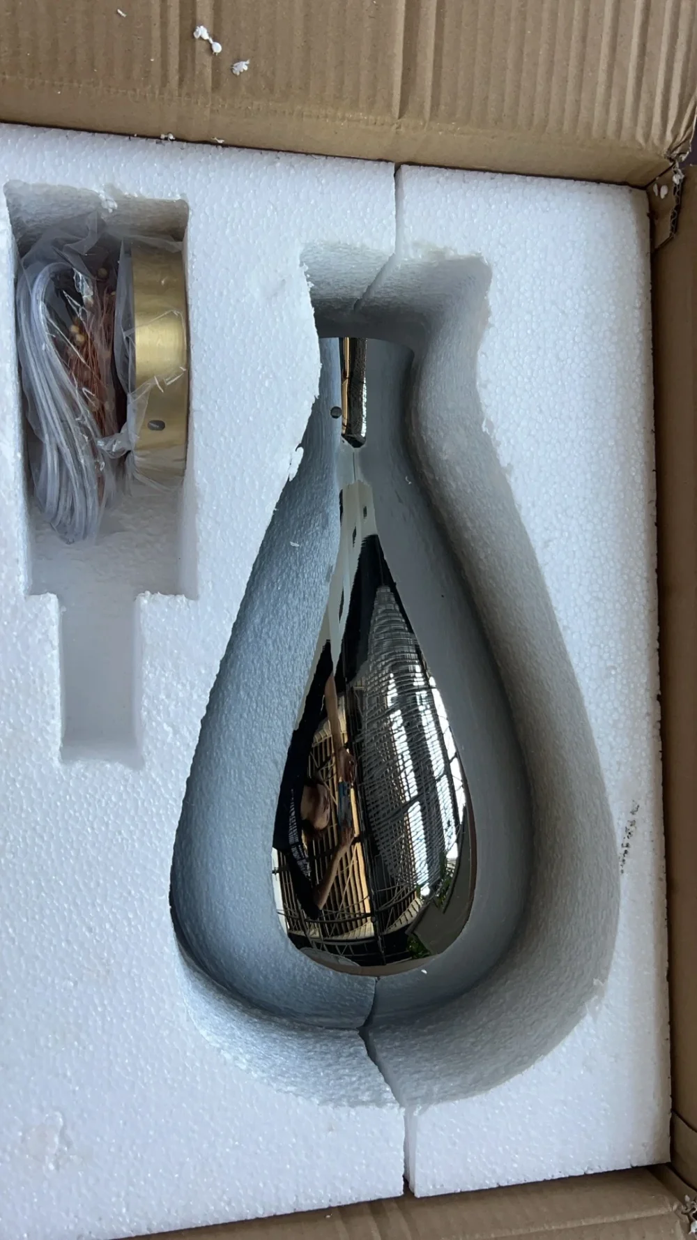 Modern Gray Glass Starry Sky Pendant Light Fixture for Dining Room/Bar/Kitchen Island - Image 5