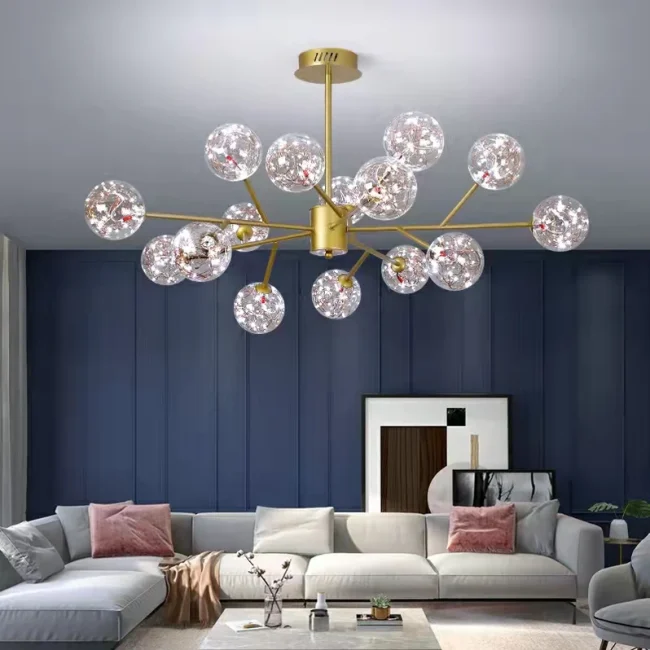 Modern Starlight Chandelier for Living Room Magic Beans Ceiling Light Molecular Dining Room Lamp - Image 6