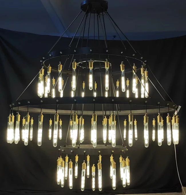 Retro-Inspired Metal Pendant Light Chandelier for Living Room/Bedroom/Staircase/Villa - Image 13