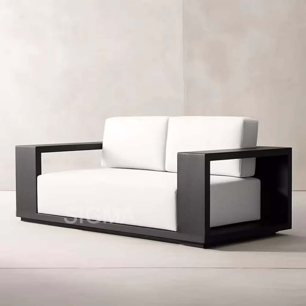 Hot Selling Balcony Patio Furniture Modern Outdoor Garden Sofa Set Aluminum sofas - Image 4