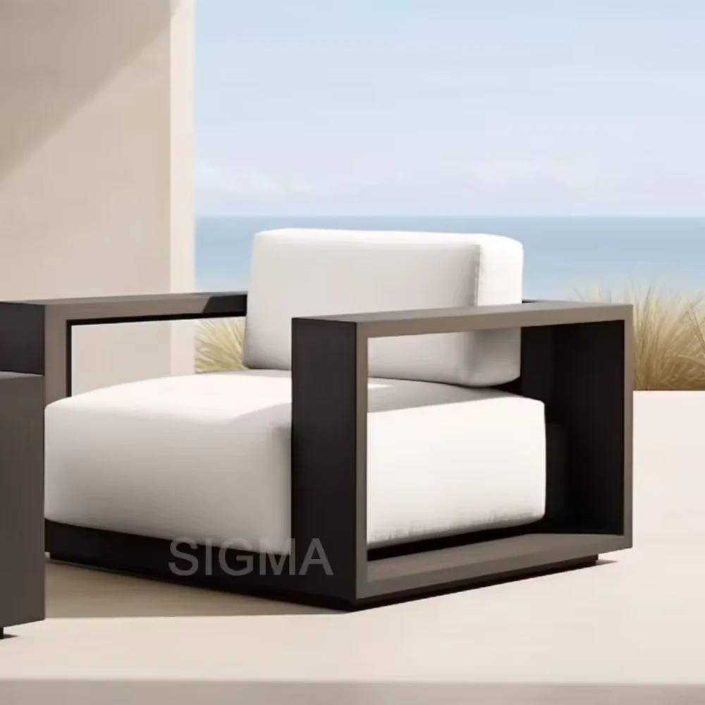 Hot Selling Balcony Patio Furniture Modern Outdoor Garden Sofa Set Aluminum sofas - Image 2