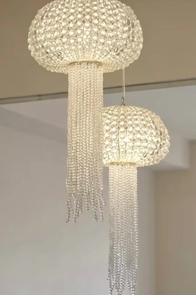 New Designer Model Jellyfish Crystal Pendant Chandelier for Dining Room/Entrway/Bedroom - Image 2