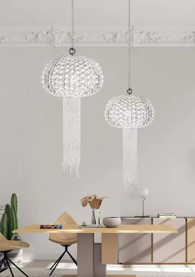 New Designer Model Jellyfish Crystal Pendant Chandelier for Dining Room/Entrway/Bedroom - Image 7