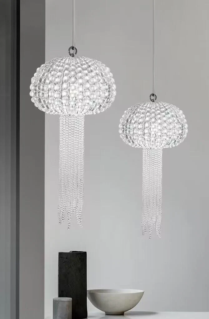 New Designer Model Jellyfish Crystal Pendant Chandelier for Dining Room/Entrway/Bedroom