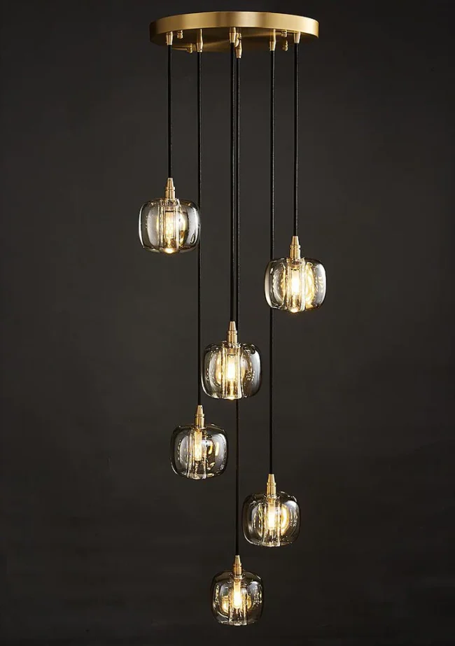 Modern Extra-long Pendant Light Fixtures for Staircase - Image 2