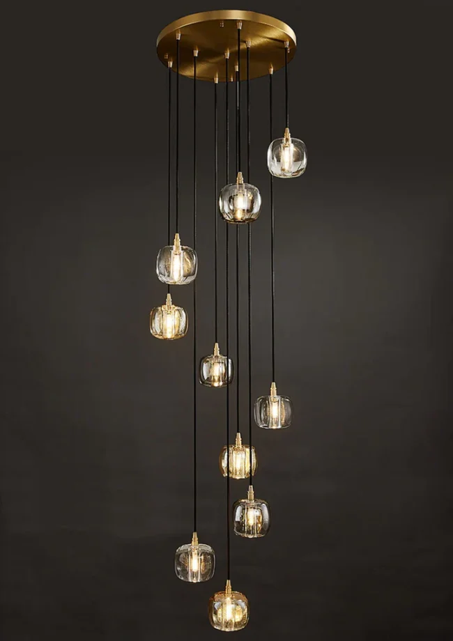 Modern Extra-long Pendant Light Fixtures for Staircase - Image 5