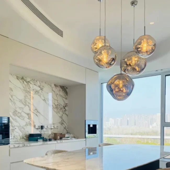 Modern Rock Acrylic Special Shape Pendant Lighting - Image 2