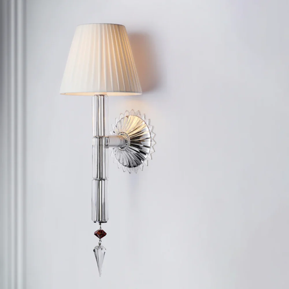Luxury 1-Light Wall Lamp with Lampshade - Image 2