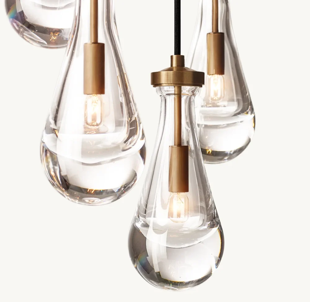 Modern Floating Raindrop Chandelier for Living Room - Image 14