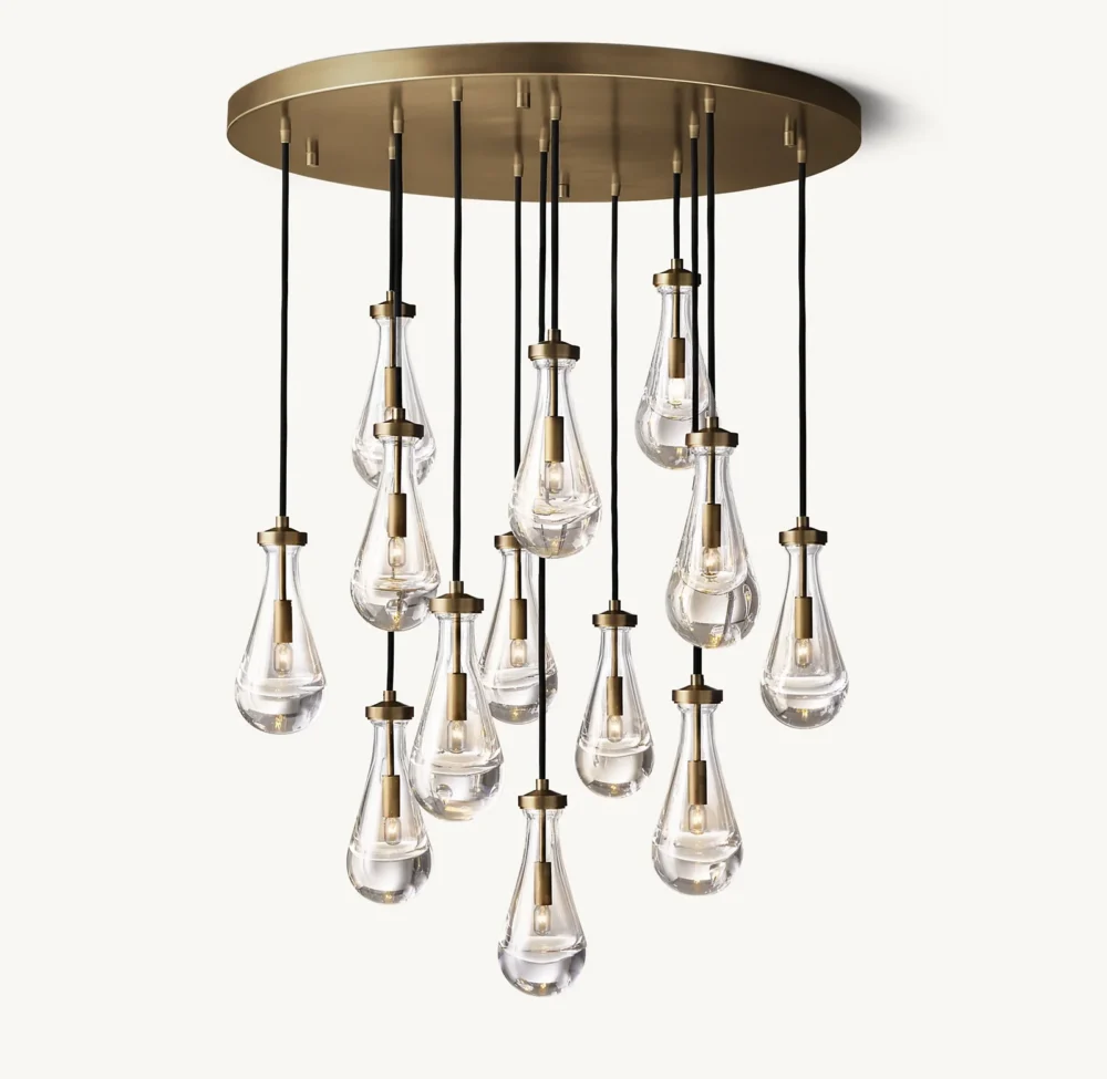 Modern Floating Raindrop Chandelier for Living Room - Image 5