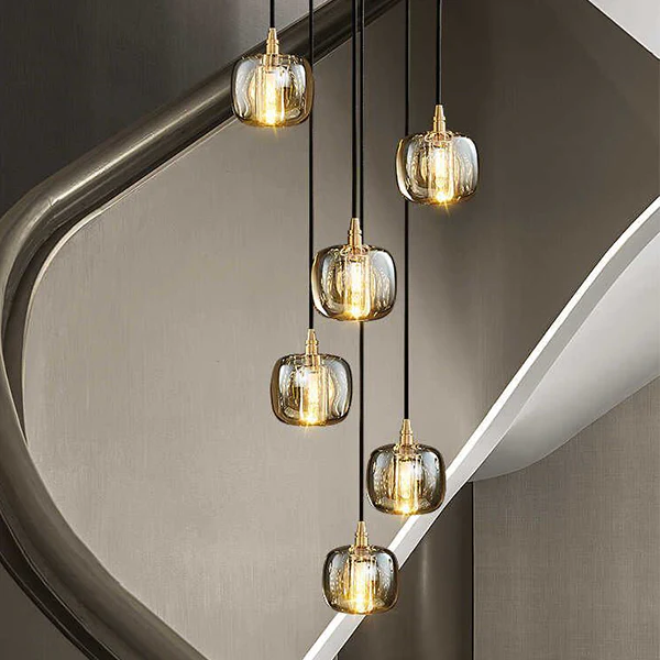 Modern Extra-long Pendant Light Fixtures for Staircase