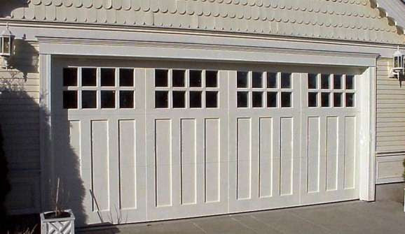 Aspen – Craftsman Style Custom Wood Garage Door