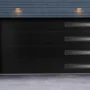 Bel Air - Flush Panel Smooth Contemporary Insulated Steel Modern Garage Door with Slim Glass Design