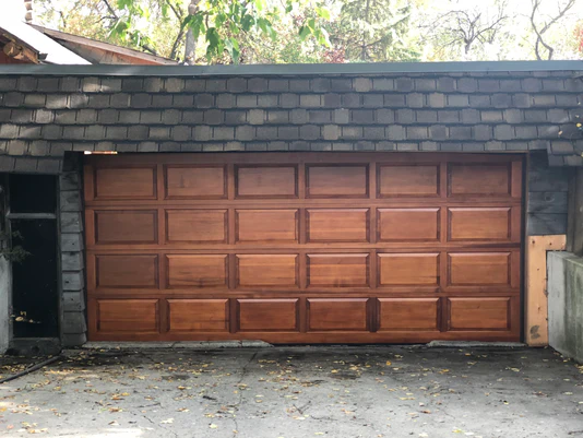 Dallas - Colonial Style Custom Wood Garage Door - Image 3