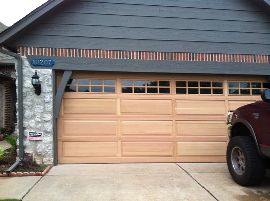 Denver – Colonial Style Custom Wood Garage Door