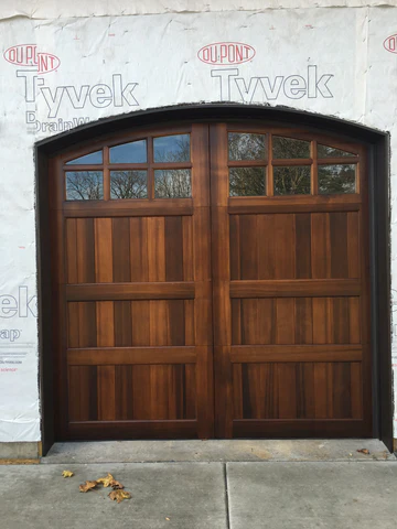 Montage – Spanish Style Custom Wood Garage Door