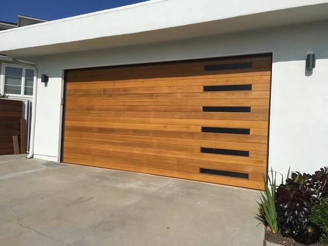 Emilio – Modern Style Custom Wood Garage Door