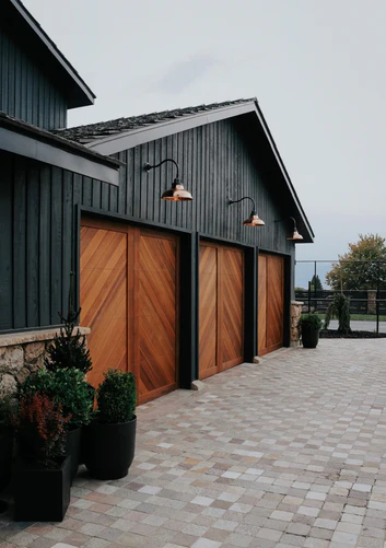 Fossano – Modern Style Custom Wood Garage Door