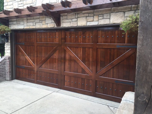 Alpine – Barn Style Custom Wood Garage Door