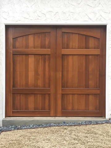 Lafayette – Spanish Style Custom Wood Garage Door