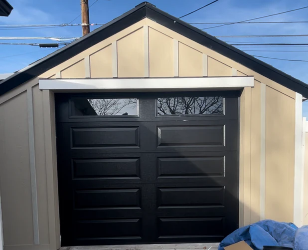 Long Panel Steel Garage Door