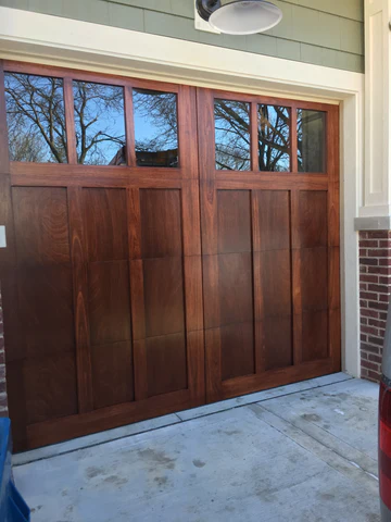 Madison – Craftsman Style Custom Wood Garage Door