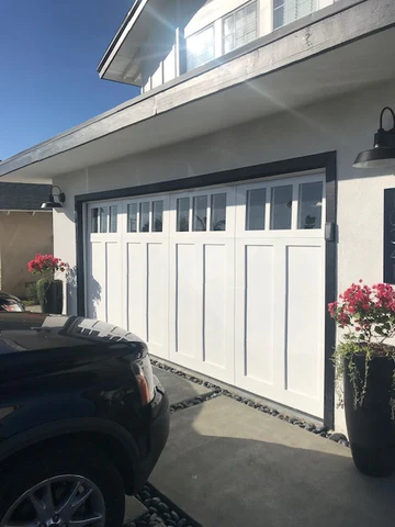 Nadine – Craftsman Style Custom Wood Garage Door