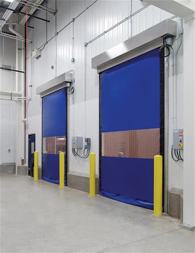 Vinyl Roll Up Door Using Chain Hoist