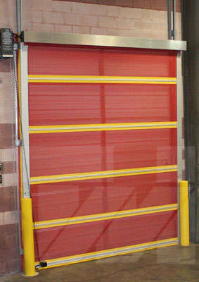 Vinyl Roll Up Door Using External Motor